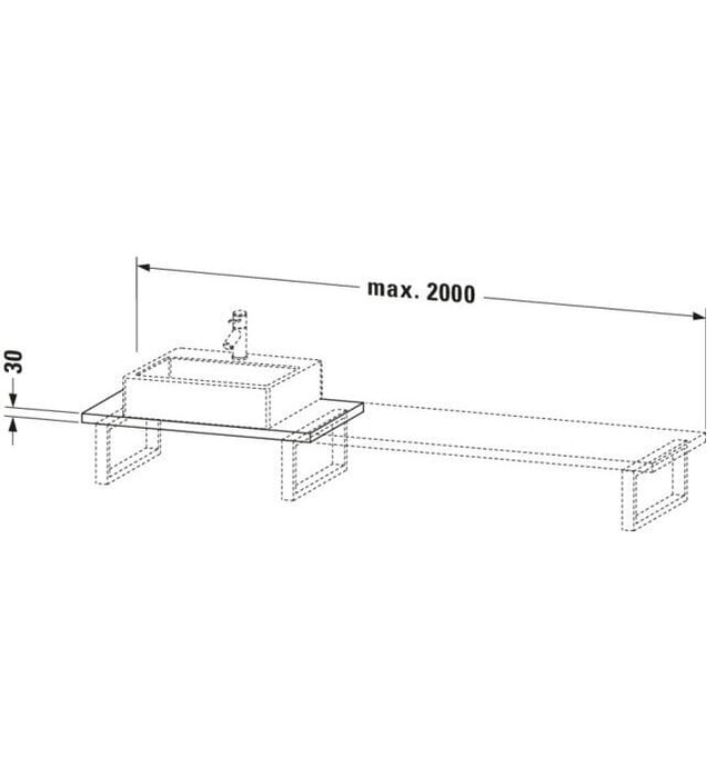 Chậu Rửa Lavabo Có Điều Khiển Duravit BR104C03535