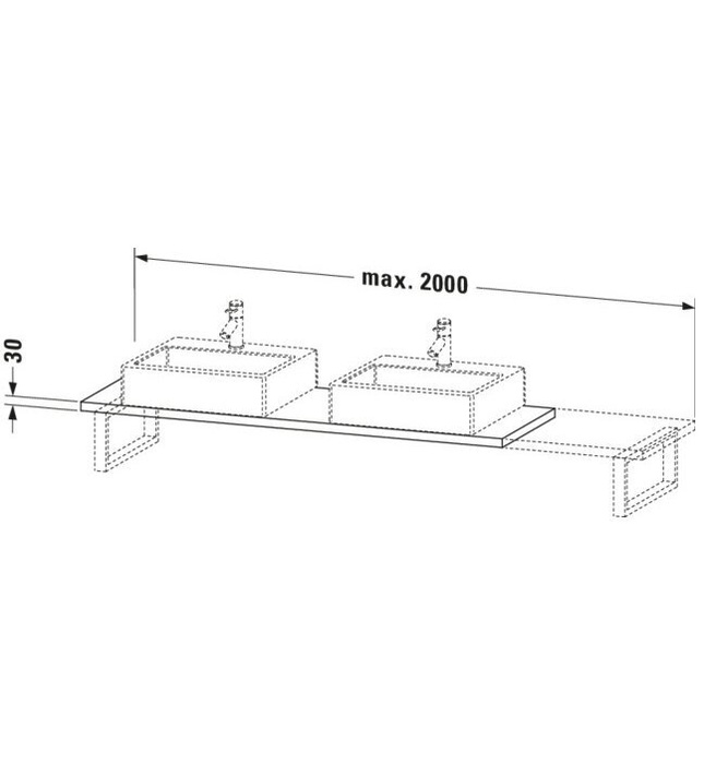 Chậu Rửa Lavabo Có Điều Khiển Duravit BR105C02222
