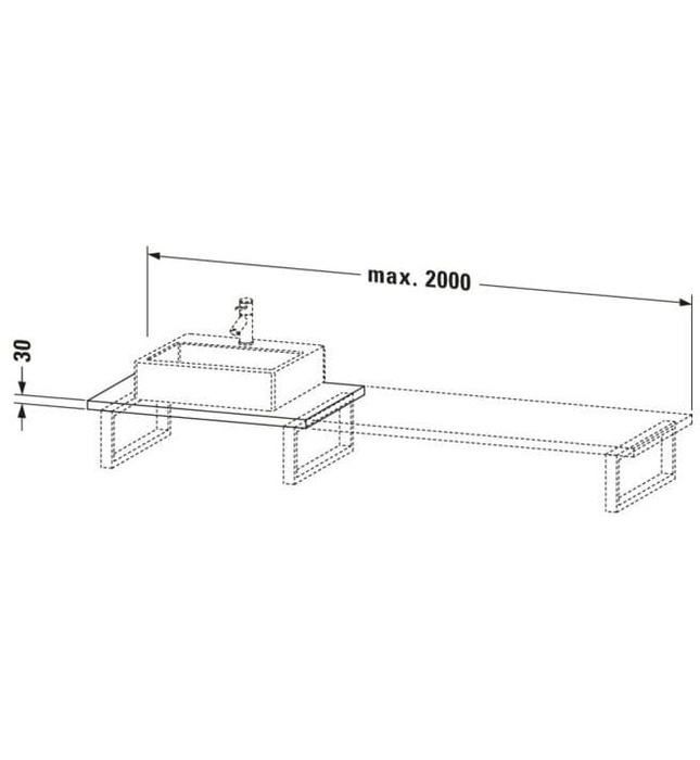 Chậu Rửa Lavabo Có Điều Khiển Duravit BR106C03535