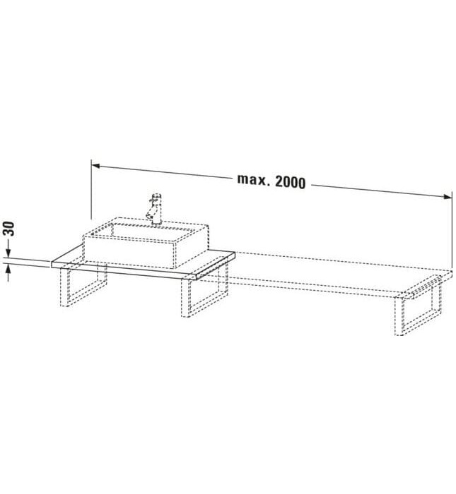 Chậu Rửa Lavabo Có Điều Khiển Duravit BR106C07979