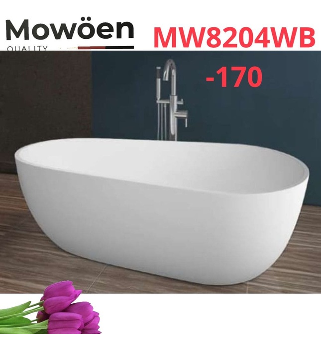 Bồn tắm đặt sàn 1.7m Mowoen MW8204WB-170