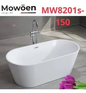 Bồn tắm đặt sàn 1.5m Mowoen MW8201S-150