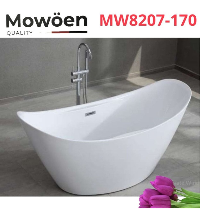Bồn tắm đặt sàn 1.7m Mowoen MW8207-172