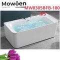 Bồn tắm đặt sàn massage 1.8m Mowoen MW8305BFB-180.MS