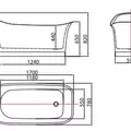 Bồn tắm đặt sàn 1.7m Mowoen MW8310-170