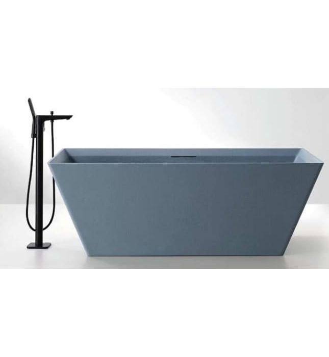 Bồn Tắm Mô Phỏng Đá Tự Nhiên Đặt Sàn 1.7m Mowoen MW001-Matt Gray 