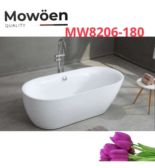 Bồn tắm đặt sàn 1.8m Mowoen MW8206-180
