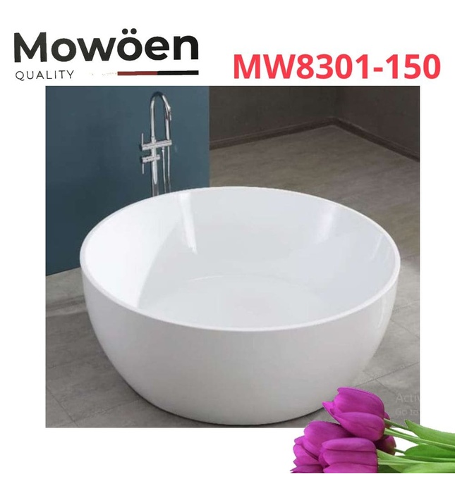 Bồn tắm đặt sàn 1.5m Mowoen MW8301-150