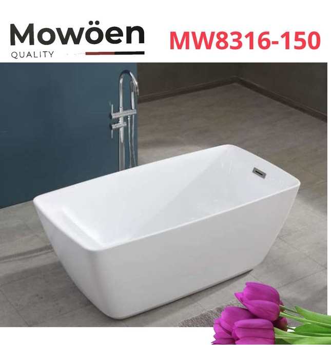 Bồn tắm đặt sàn 1.5m Mowoen MW8316-150