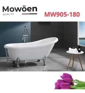 Bồn Tắm Tân Cổ Điển Đặt Sàn 1.8m Mowoen MW905-180