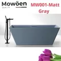 Bồn Tắm Mô Phỏng Đá Tự Nhiên Đặt Sàn 1.7m Mowoen MW001-Matt Gray 