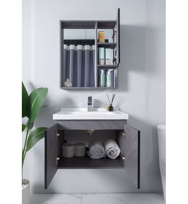 Bộ tủ chậu cao cấp đèn Mowoen MW6947-60