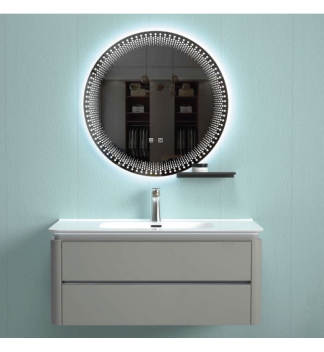 Bộ tủ chậu cao cấp đèn Led Mowoen MW6632C-100