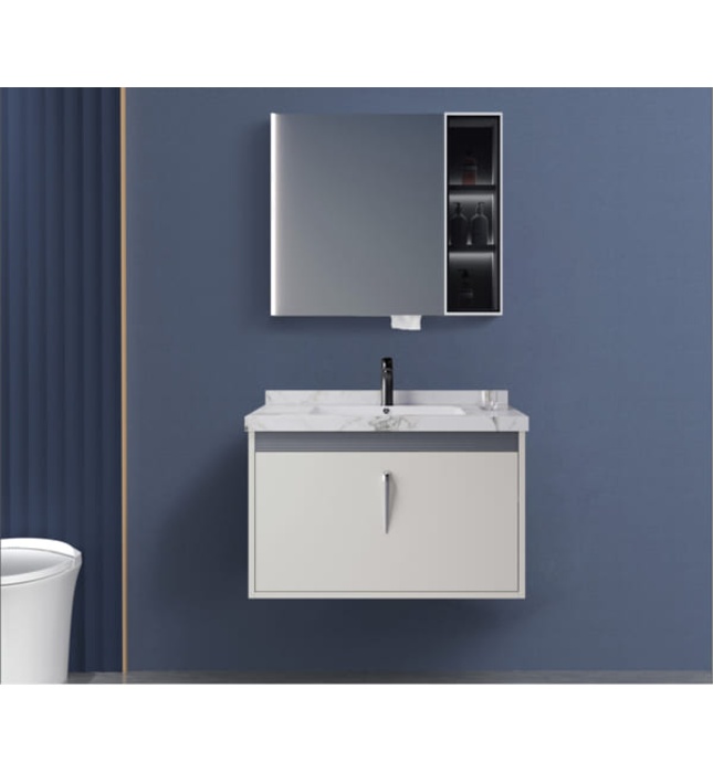 Bộ tủ chậu cao cấp đèn Led Mowoen MW6633-80SB