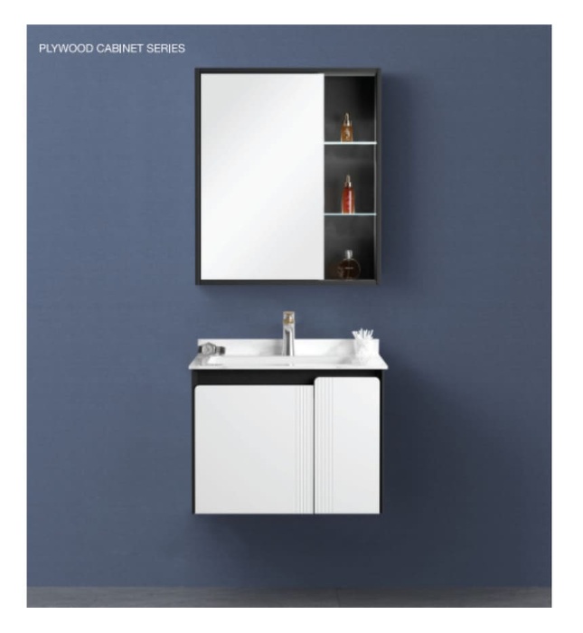 Bộ tủ chậu cao cấp đèn Led Mowoen MW6634-60SB