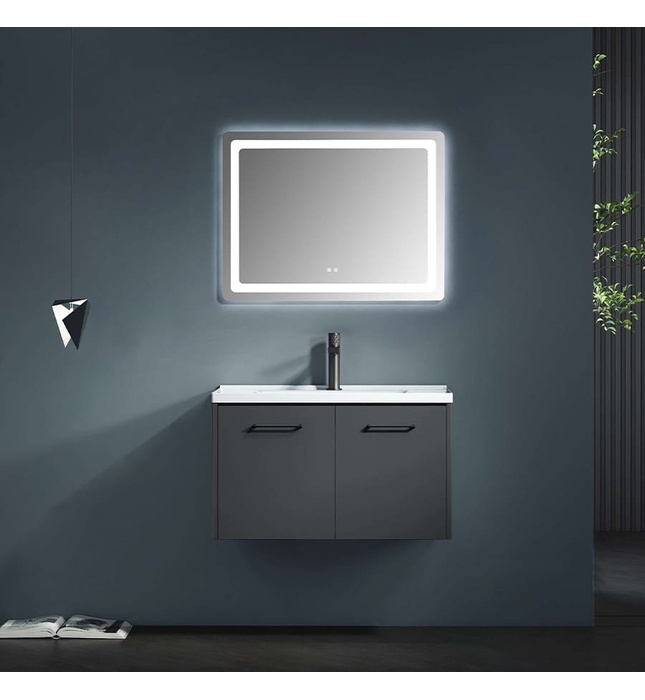 Bộ tủ chậu cao cấp đèn Mowoen MW6810S-60