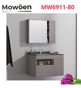 Bộ tủ chậu cao cấp đèn Mowoen MW6911-80