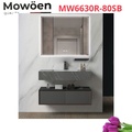 Bộ tủ chậu cao cấp đèn Led Mowoen MW6630R-80SB