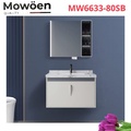 Bộ tủ chậu cao cấp đèn Led Mowoen MW6633-80SB