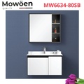 Bộ tủ chậu cao cấp đèn Led Mowoen MW6634-80SB