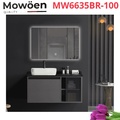 Bộ tủ chậu cao cấp đèn Led Mowoen MW6635BR-100