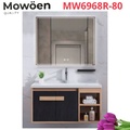 Bộ tủ chậu cao cấp đèn Mowoen MW6968R-80