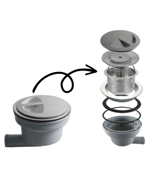 Chậu rửa bát 1 hố âm mặt sần chống xước Konox KN8347SU Dekor