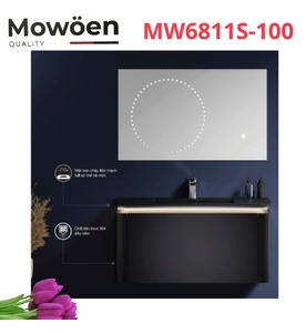 Bộ tủ chậu cao cấp đèn Mowoen MW6811S-100