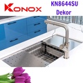 Chậu rửa bát 1 hố mặt sần chống xước Konox KN8644SU Dekor