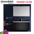 Bộ tủ chậu cao cấp đèn Mowoen MW6811S-80