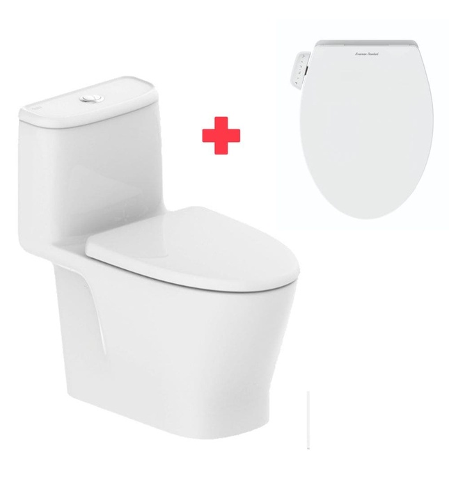 Bồn Cầu 2 Khối American Standard VF-1862SW Nắp Rửa Cơ