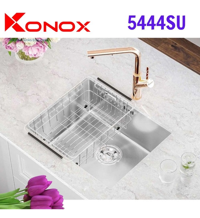 Chậu rửa bát âm đúc 1 hố Konox Cube 5444SU
