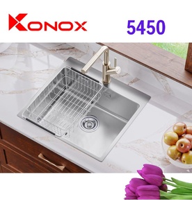 Chậu rửa bát đúc 1 hố Konox Unico 5450 Topmount Sink