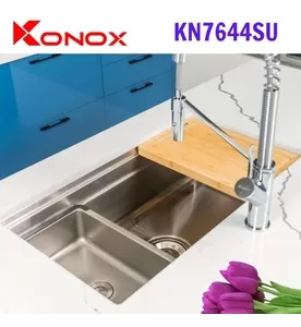 Chậu rửa bát âm đúc 1 hố Konox KN7644SU Workstation Undermount
