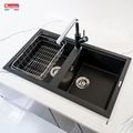 Chậu rửa bát Konox Granite Sink Phoenix Smart 860 – Black