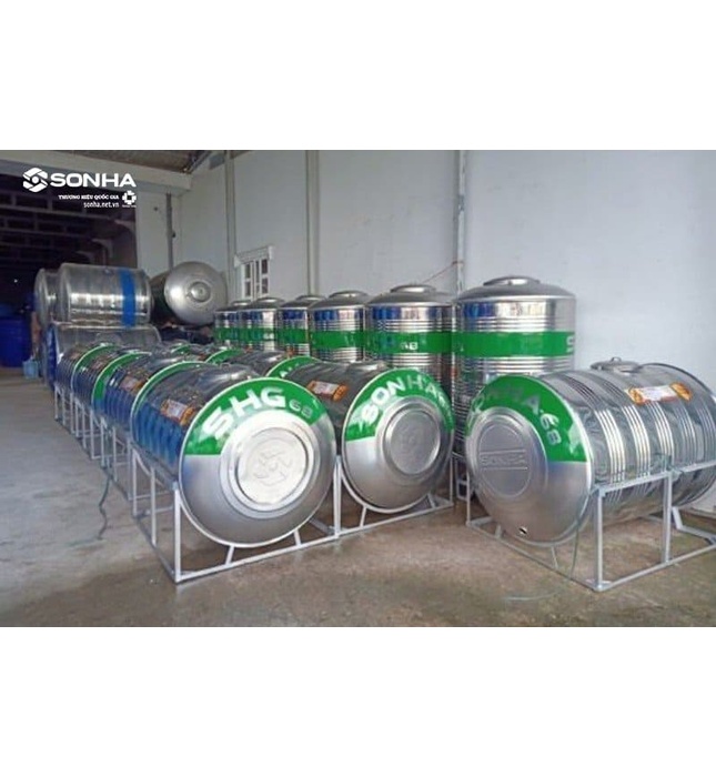 Bồn nước Lộc Phát Inox 445NF Sơn Hà Xanh 4000L đứng SHG68 4000D F1420