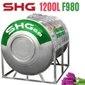 Bồn nước Lộc Phát Inox 445NF Sơn Hà Xanh 1200L nằm SHG68 1200N F980