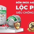 Bồn nước Lộc Phát Inox 445NF Sơn Hà Xanh 1200L nằm SHG68 1200N F980