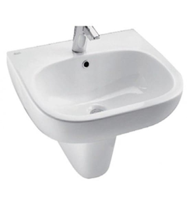 Chậu rửa treo tường chân lửng American Standard 0955-WT+0755-WT