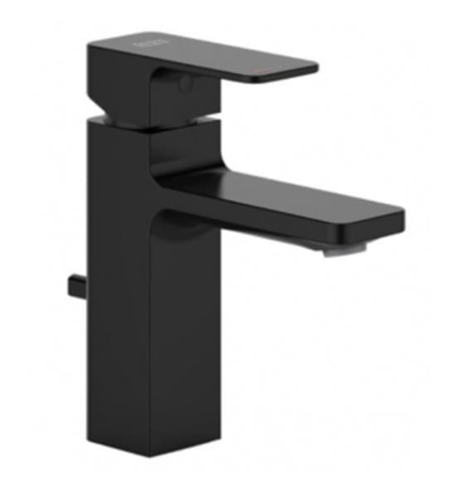 Vòi chậu 1 lỗ nóng lạnh màu đen American Standard WF-1301MB