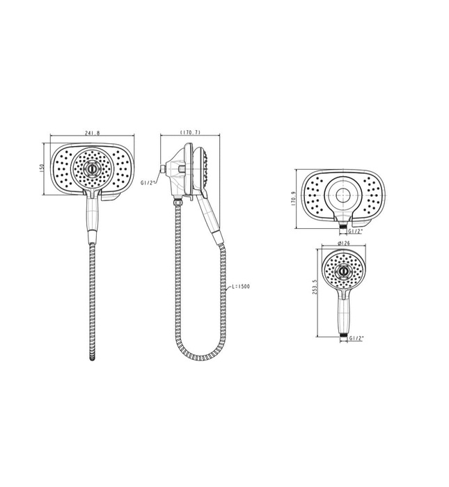 Sen tắm gắn tường American Standard FFASS055