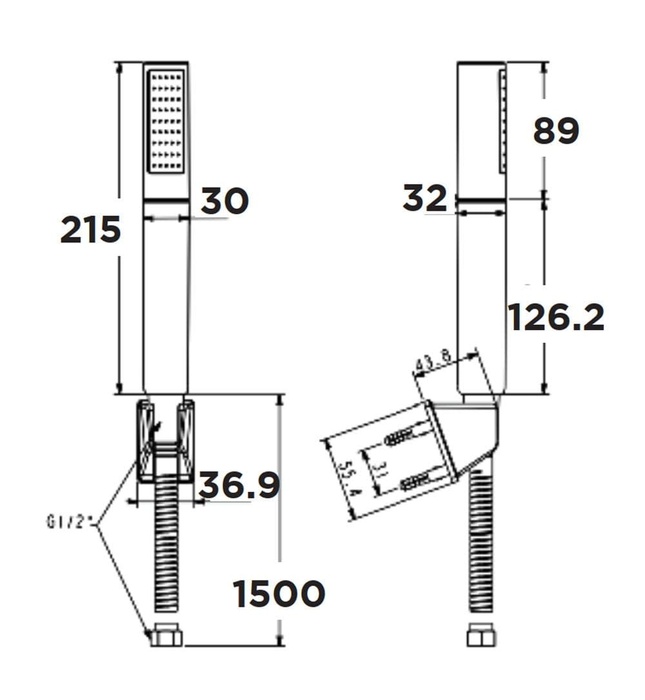 Tay Sen American Standard WF-S508B màu đen 