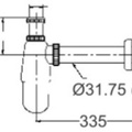 Ống thải chữ P American Standard A-8102-N