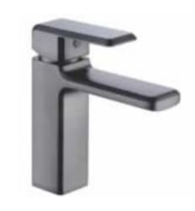 Vòi chậu lavabo 1 lỗ nóng lạnh màu ghi Royal RA-9249