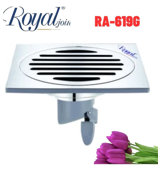 Phễu thoát sàn SUS304 Royal RA-619G 