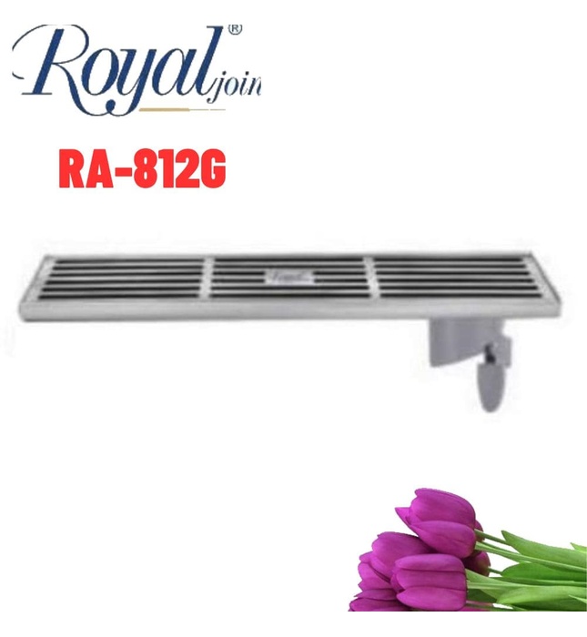 Phễu thoát sàn SUS304 Royal RA-812G ( 30*8cm)
