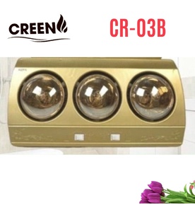 Đèn sưởi nhà tắm 3 bóng treo tường Creen CR-03B