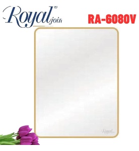 Gương soi khung viền vàng gắn tường Royal RA-6080V
