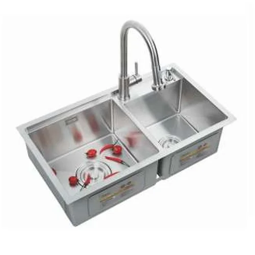 Chậu rửa bát 2 hố lệch Royal ST7543L