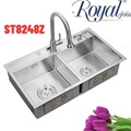 Chậu rửa bát 2 hố cân Royal ST8248Z